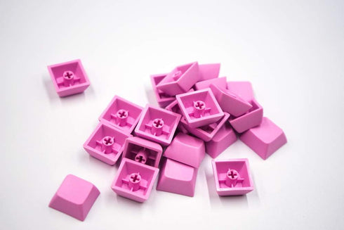 1U Wine RED Blank XDA keycap 37 Keys PBT Keycaps for Mechanical Gaming Keyboard (Wine RED)...