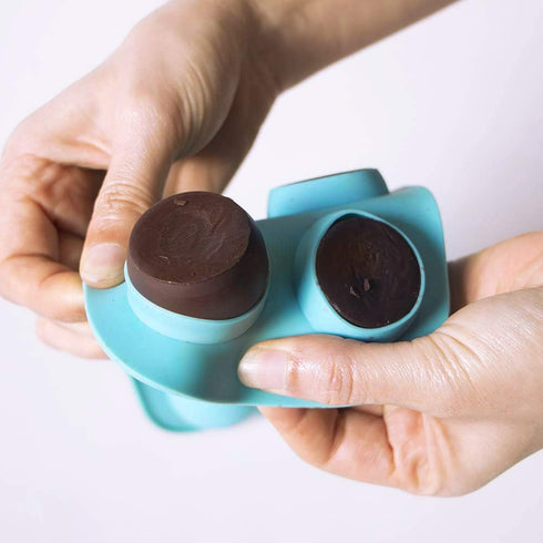 Webake Silicone Chocolate Candy Molds, Round Sphere Baking Molds for Cordial Truffle, Jello Pudding Ball Ice Cube Peanut Butter, Set of 3, Bonus F...