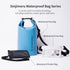 Sinjimoru Clear Waterproof Fanny Pack Dry Bag, Adjustable Strap Floating Crossbody Waist Belt Bag for Swimming Paddling Snorkeling, Lockable Trave...