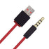 3.5mm Jack to USB Auxiliary Charger Sync Data Transfer Charging Cable Compatible with Beats by Dre Studio Wireless Headphones, Speakers, Tablets, ...