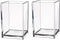 Acrylic Pen Holder, Clear Makeup Brush Holders Eyebrow Stationery Organizer for Office, Desk and Dressers...