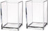 Acrylic Pen Holder, Clear Makeup Brush Holders Eyebrow Stationery Organizer for Office, Desk and Dressers...