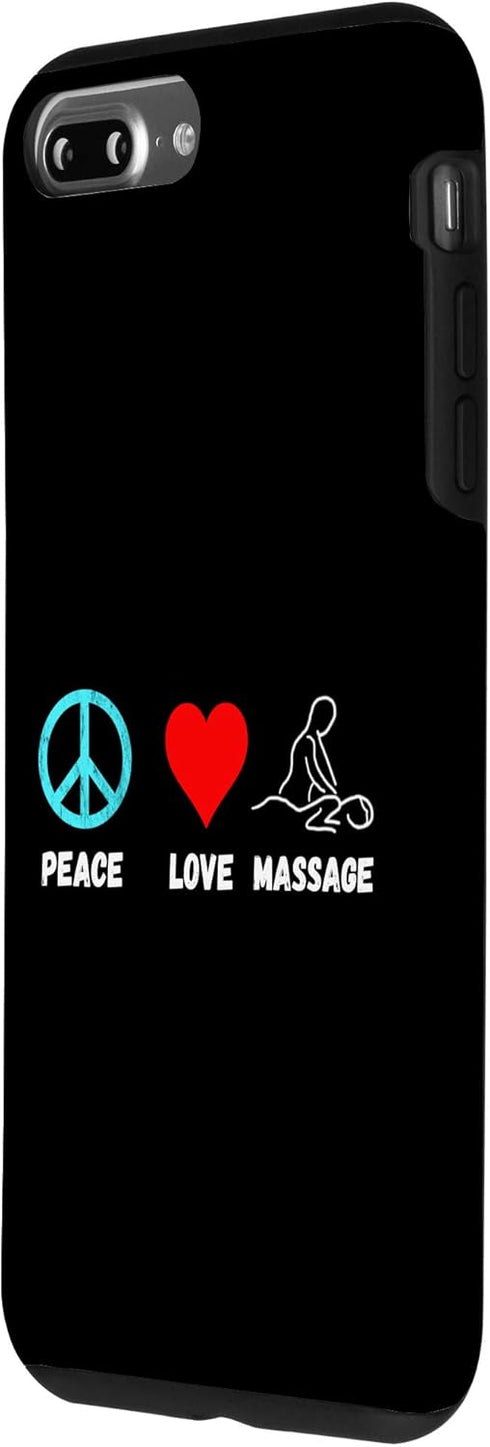iPhone 7 Plus/8 Plus Massage Peace Love Spa Therapist Relaxation Relax Masseur Case...