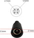 4FT DC 5.5MM x 2.1MM Male and Female Plug to Bare Wire Open End Power Wire Supply Repair Cable,Barrel Connector for CCTV Camera,DVR,LED Strip Ligh...