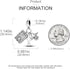 CYCUFF 925 Sterling Silver Charms Suitable for Charm Necklaces, Bracelet Pendants Beads Jewellery Gift for Women Family Friends...