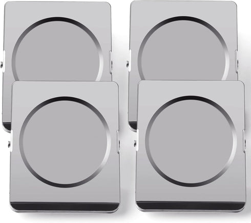 4 Pack Magnetic Clips Heavy Duty, 2.2 Inch Extra Large Clip Magnets, Fridge Magnet Clips, Strong Magnet Clips for Whiteboard, Office Magnets....