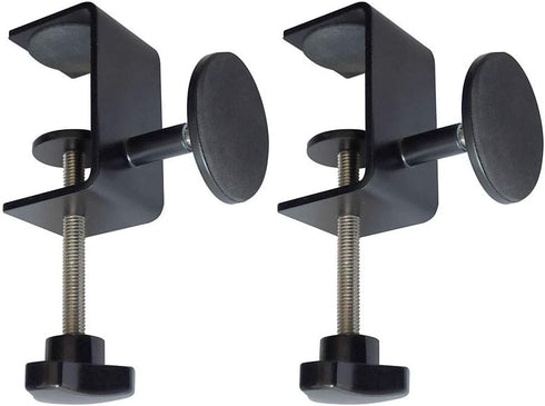 2 Pcs Adjustable Desk Wall Spacers - Table Wall Protectors, Desk Top Spacers, Wall Bumpers, Furniture Protectors (Black)...