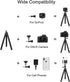 Phone Tripod, Flexible Tripod, Upgrade 4-Axis Angle Adjustment, Unique 360° Rotating Holder, Sturdy Octopus-Style Legs, and Wireless Remote Shutte...