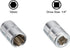 uxcell 1/4-inch Drive by 8mm & 10mm Deep and Shallow Socket Set, 6-Point CR-V Steel...