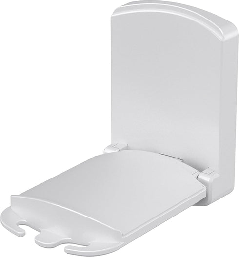 Headphone Stand - Foldable Headset Wall Mount Holder Adhesive Gaming Headphone Hanger Hook Earphone Clamp for Most Headphone (White), HK-01-WH...