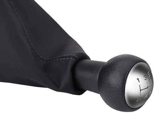 5 Speed Car Shift Lever Gear Head, Gear Shift Knob Gaiter Boot Kit for Peugeot 307 308 607 608 Citroen C3 C5 Gear Stick Boot...