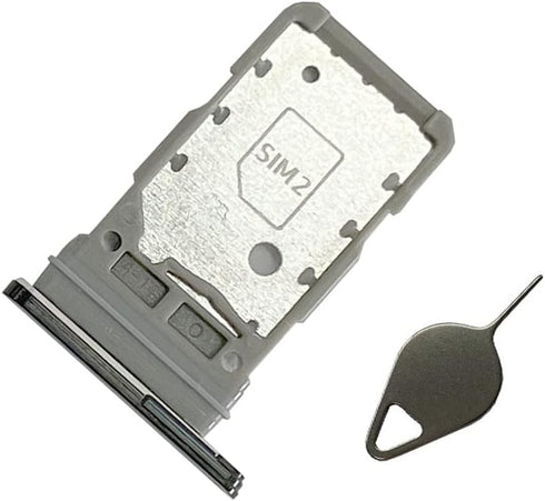 Galaxy S24 S24 Plus Dual SIM Card Tray Holder Slot Replacement Parts for Samsung Galaxy S24 S24 Plus 5G + Eject Pin (Marble Grey)...