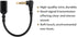 3.5mm Audio Cable Adapter for Arctis 3 5 7 Pro, Compatible with SteelSeries Arctis 3 Arctis 5 Arctis 7 Arctis Pro Gaming Headsets, Good Conductivi...