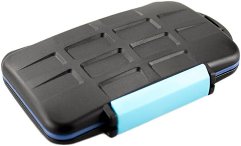 JJC MC-2 Waterproof Holder Storage Memory Card Case for 4PCS CompactFlash(CF) 8PCS SecureDigital(SD)...