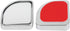 X AUTOHAUX 2pcs Adjustabe Blind Spot Mirrors 360° Degree Rotate Sway Fan Shaped HD Glass Convex Mirror...