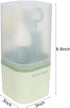 Silicone Baby Bottle Brush Set, includes Baby Bottle Brush, Nipple Brush, Straw Brush, Spout Brush, Drying Rack and Storage Box, Portable and Trav...