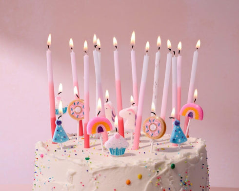 Papyrus Birthday Candles, Unicorns and Rainbows (10-Count)...