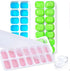 Ice Cube Tray 3 Pack, Easy Release Silicone Trays for Freezer, Nugget Ice Cube Tray, BPA Free, Stackable...