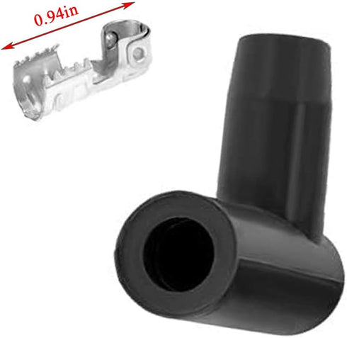 DSkoiph 8 PACK Spark Plug Boot HEI Distributor and Coil Boot 90 Degree Spark Plug Boot Terminal Kit...