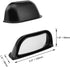 Back Passenger Rear View Mirror Adjustable Blind Spot Mirror,Real Glass,Car SUV Side View Mirror Wide Angle With Convex Surface Stick on B-Pillar ...