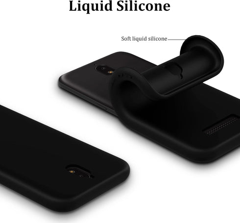 CHUANG Case for Hot Pepper Serrano 3 A95B A95C A95J Phone Case TPU Soft Silicone Cover, Shockproof Silicone Phone Case with Microfiber Lining?Blac...