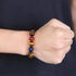 Tiger Eye Bracelet,10MM Relax Anxiety Triple Protection Bracelet Spiritual Crystal Gemstones Beaded Bracelets for women men Bring Luck And Prosper...
