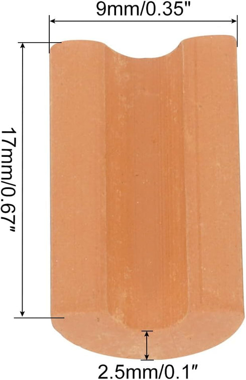 MECCANIXITY Miniature Roof Tiles Clay Model Roof Tiles Mini DIY Tiles Model Building Set for Model Building Dolls Pet Houses Garden Red Pack of 60...