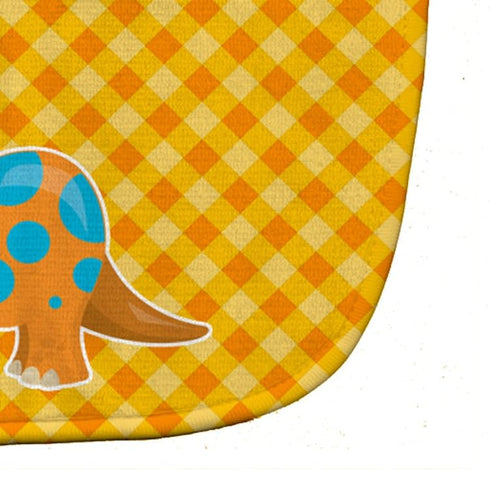 Caroline's Treasures BB6896BIB Brontosaurus Dinosaur Baby Bib Easy-Clean Baby Bib Baby Feeding Accessory Baby Mealtime Essential, 10 x 13, Multico...
