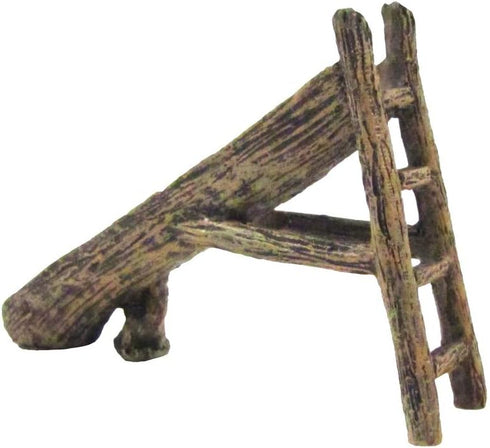 TG,LLC Treasure Gurus Miniature Wood Log Playground Slide Fairy Garden Landscape Decor Mini Outdoor Dollhouse Accessory...