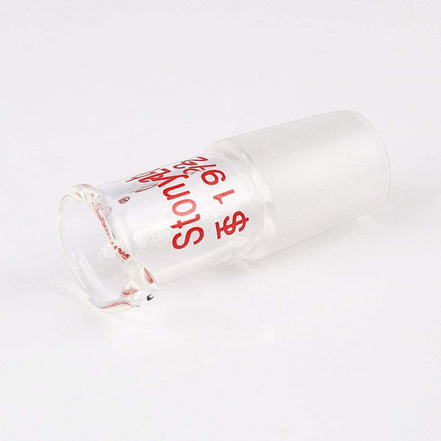 stonylab Glass Pour Out Adapter, Borosilicate Glass Liquid Pouring Adapter with 19/22 Ground Inner Joint for Laboratory Lab Supply...