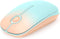 Unipows Wireless Mouse - 2.4G Slim Portable Computer Mouse with Nano Receiver, Less Noise Mobile Optical Mice for Notebook, PC, Laptop, Computer, ...