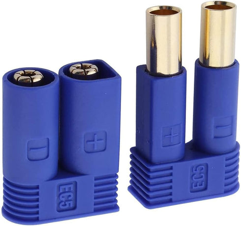 20 Pairs EC5 Bullet Banana Plug Connector Female Male 5mm Bullet Gold Connector for RC ESC LIPO Battery...