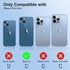 SOH iPhone 13 Phone Case with Slim Shockproof Soft Anti-Scratch Microfiber Lining, Silky Touch Soft Liquid Silicone Anti-Fingerprint Full-Body Pro...