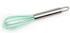 Mini Whisks 6 inch 4Pcs silica gel stainless steel Whisk, Hand Egg Mixer for Flour Cake Egg, Kitchen Cooking Baking Use Whisk ?purple?yellow?cyan?...