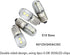 E10 Led Bulb 6vdc/ac 1w Super Bright 100Lumens Indicator Light Warm White Color,Pack of 10...