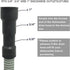 Universal Dishwasher Drain Hose - 6 Ft Discharge Hose - Corrugated and Flexible Dishwasher Hose Drain Replacement with Clamp