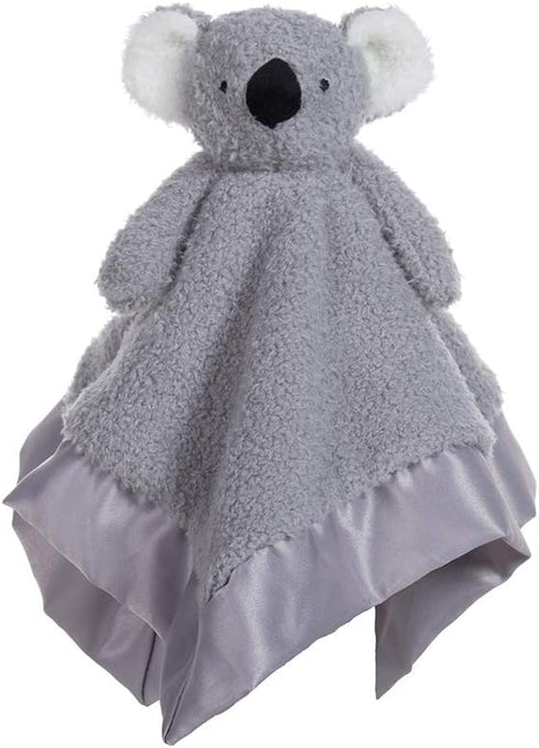 Apricot Lamb Stuffed Animals Soft Security Blanket Gray Koala Infant Nursery Character Blanket Luxury Snuggler Plush(Gray Koala, 14 Inches)...