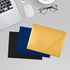 LUXPaper A2 Contour Flap Invitation Envelopes | 4 3/8" x 5 3/4" | Gold Metallic | 80lb. Text | 50 Qty...