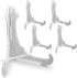 Clear Plastic Easels - 6" High with Locking Bar - Pack of 5...