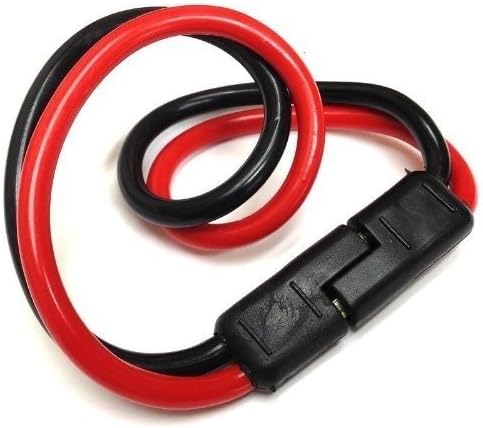 Audiopipe 5 Pack 12" inch Long 10 Gauge 2 Pin Quick Disconnect Polarized Plug Wire Harness...