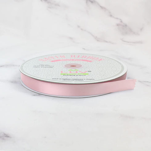 LUV Ribbons PSF0508-130 5/8" Satin Ribbon, 100 Yards, Blush...