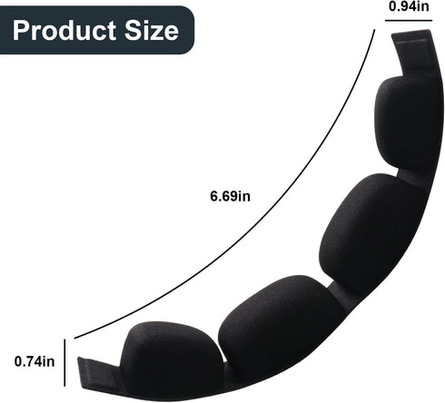 HD600 Headband Pads Replacement Repair Parts Compatible with Sennheiser HD600 / HD650 / HD660 S / HD6XX / HD580 / HD565 / HD545 Headphones Comfort...