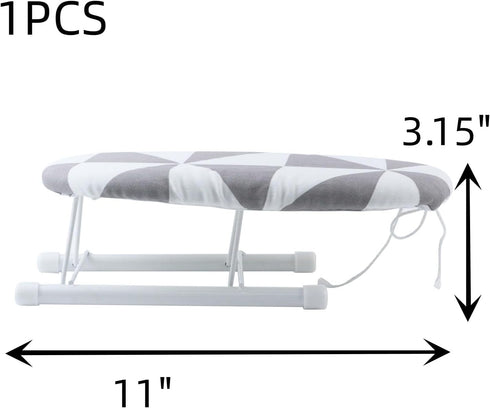 Mini Ironing Board Portable Ironing Board 10.2" Folding Ironing Board Cloth Cover for Collar Cuff Shoulder Corner (Style 3)...