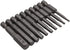 10Pcs 50mm 1/4 Inch Hex Shank S2 Steel Hex Screwdriver Head Allen Hand Held Wrench Drill Bit Set 5/64-5/16 Magnetic Hex Bit Set...