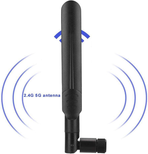 ASHATA Dual Band 2.4GHz 5GHz 8dBi SMA Antenna Omnidirectional for Router RTAC68U EX6200 AC15 AC68U RTAC88U AC88U AC3200 AC66U Network Card...