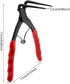 Snap Ring Pliers, 90 Degree Long Nose Pliers Internal Master Cylinder Heavy Duty Retaining Ring Plier Pliers, Bent Lock Circlip Pliers for Trucks ...