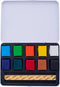 Cretacolor Aqua Brique Watercolor Block 10-Color Tin Set, Aqua Brique 10 Color Set...