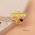 Gold Plated Religious St Lucy Simulated Azabache Evil Eye Protection Brooch Pin for Babies, Infants, and Toddlers - Red Enamel Saint Lucy Eyes Cha...