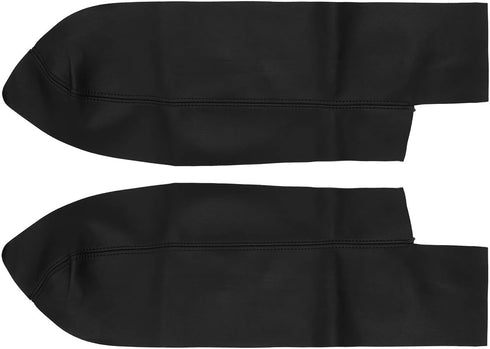 X AUTOHAUX Pair Synthetic Leather Car Front Door Panels Armrest Cover Black for Honda CR-V 07-12...