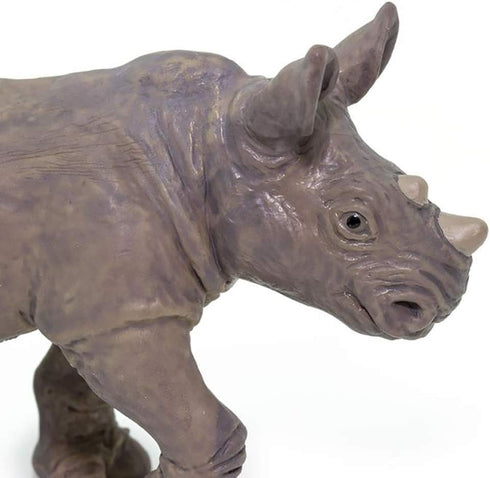 Safari Ltd. White Rhino Baby Toy Figurine - Realistic, Hand-Painted 2.93" Model Figure - Safe, Educational Toy for Boys, Girls & Kids Ages 3+...